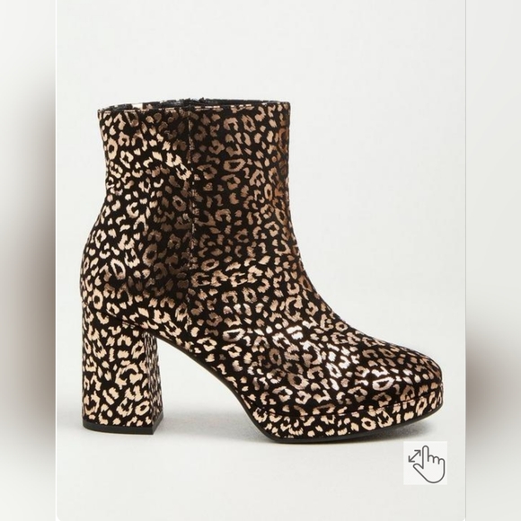 Torrid WW Leopard Bootie NIB - Picture 2 of 13
